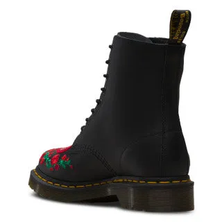 1460 Pascal Hearts Black DMS Softy T   Sequin Patch Boots