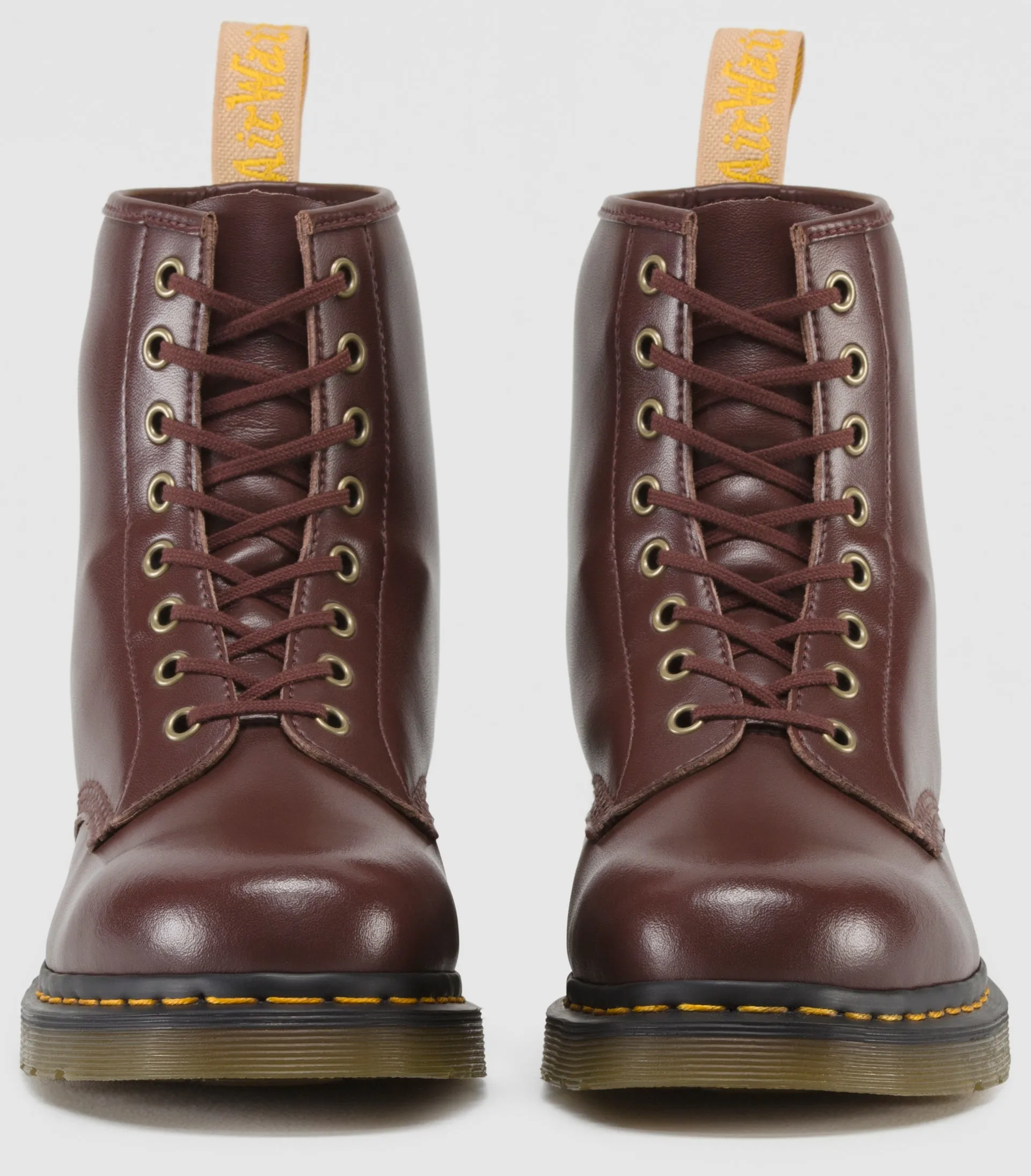 1460 Vegan Cherry Red Felix Rub Off Boot