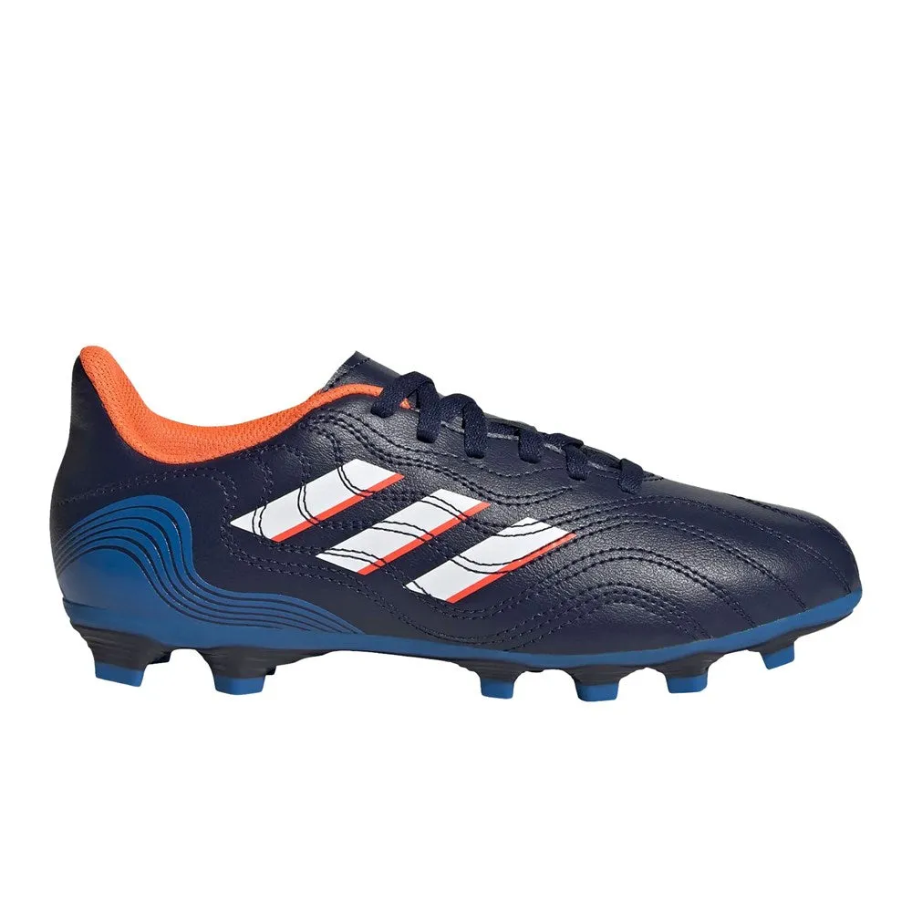 Adidas Copa Sense.4 FxG Jnr Football Boots (Navy/White/Blue)