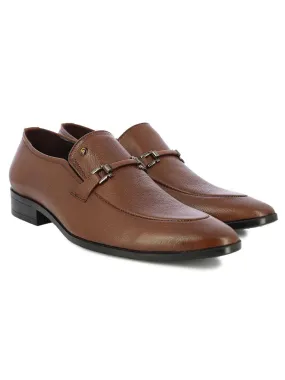 Alberto Torresi Mens Jacob Tan Pointed Slip-Ons