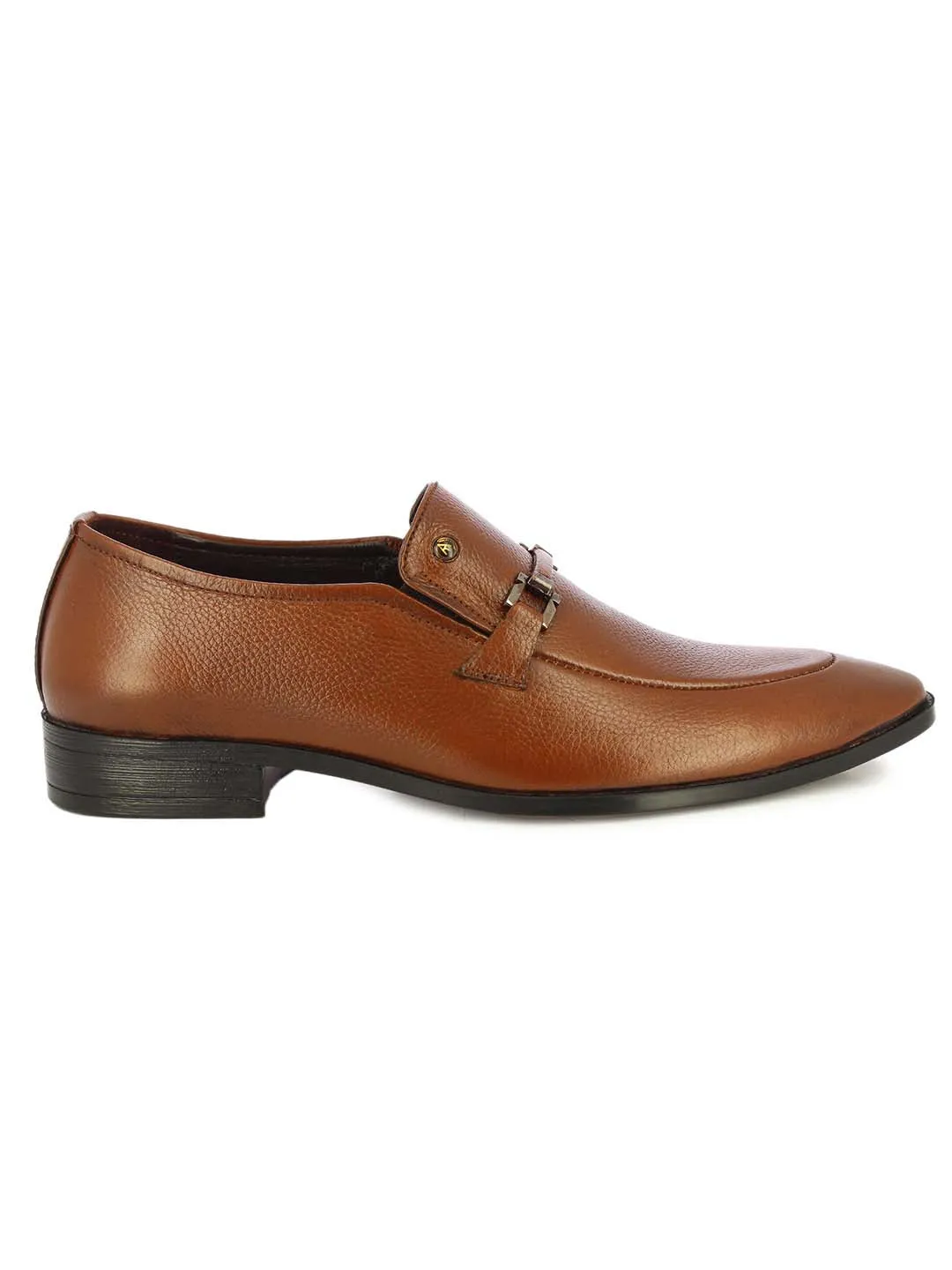 Alberto Torresi Mens Jacob Tan Pointed Slip-Ons