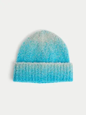 Alpaca Blend Space Dye Hat | Blue