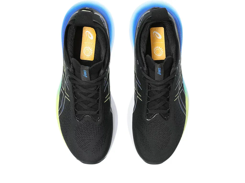 Asics Gel Nimbus 25 Men's Running Shoes | Black/Glow Yellow