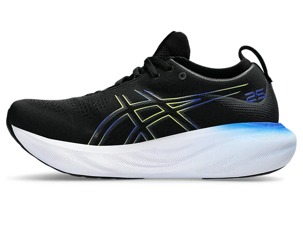 Asics Gel Nimbus 25 Men's Running Shoes | Black/Glow Yellow