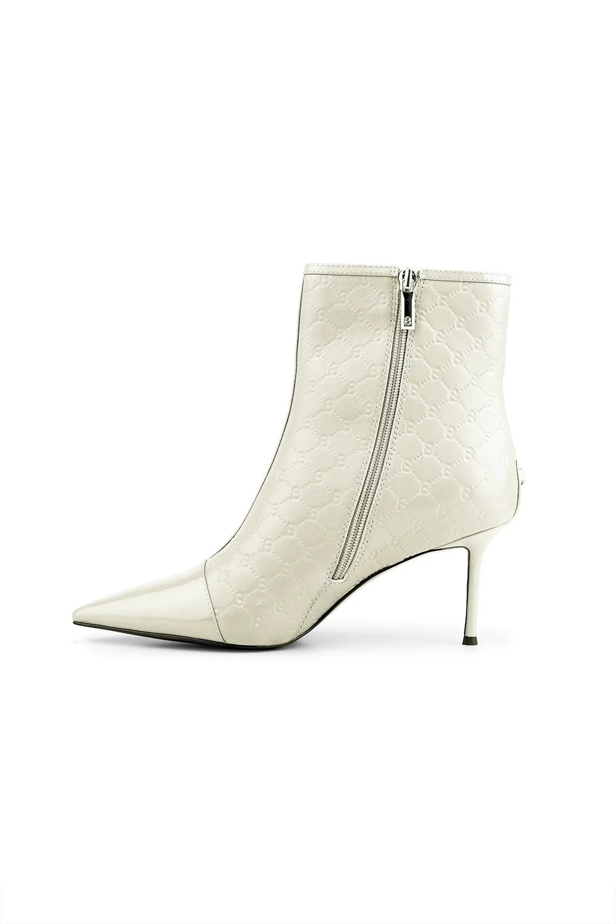 Beverly Ankle Boots - Bone