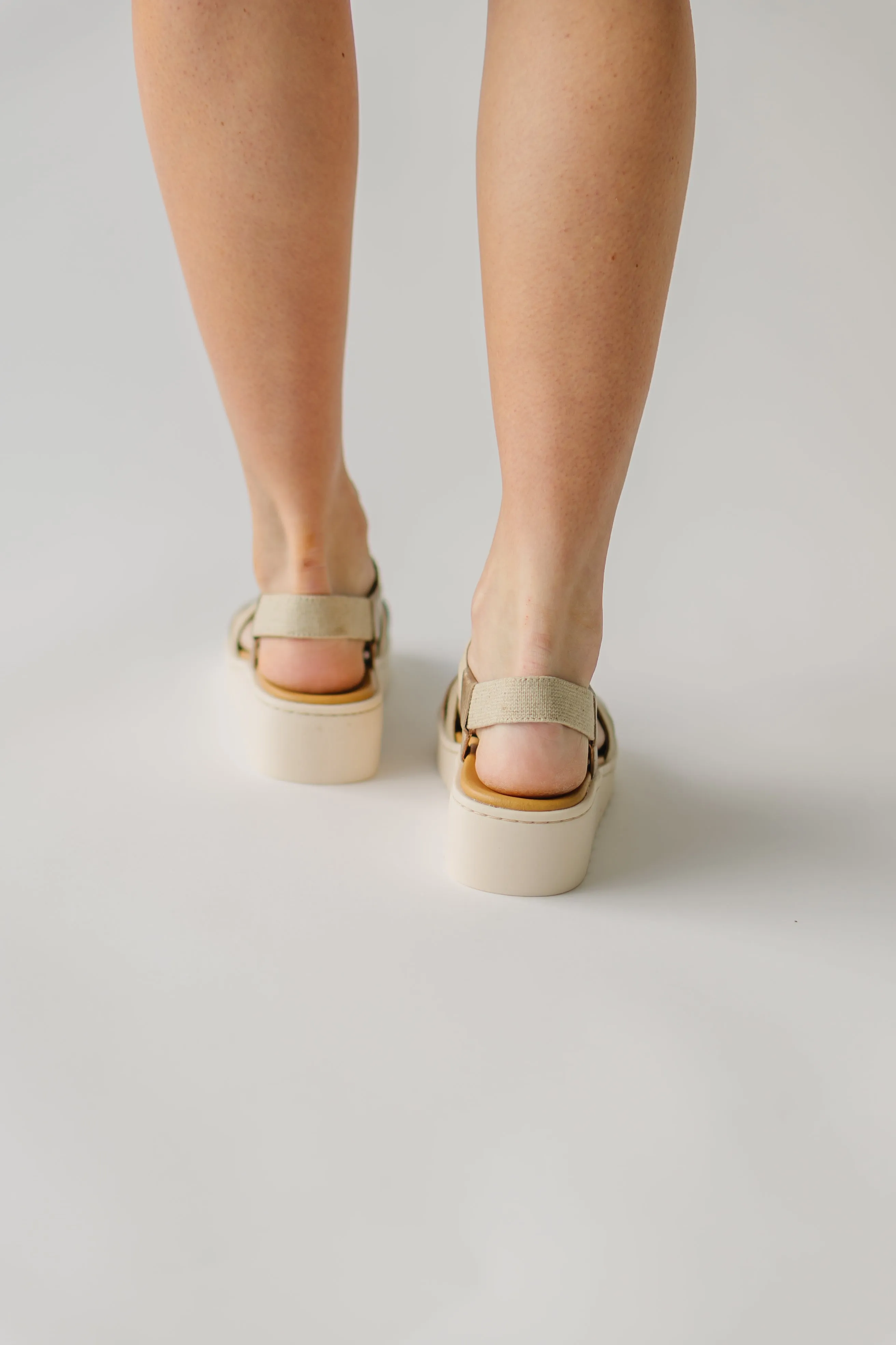 Born: Kasady Sandal in Light Gold Metallic