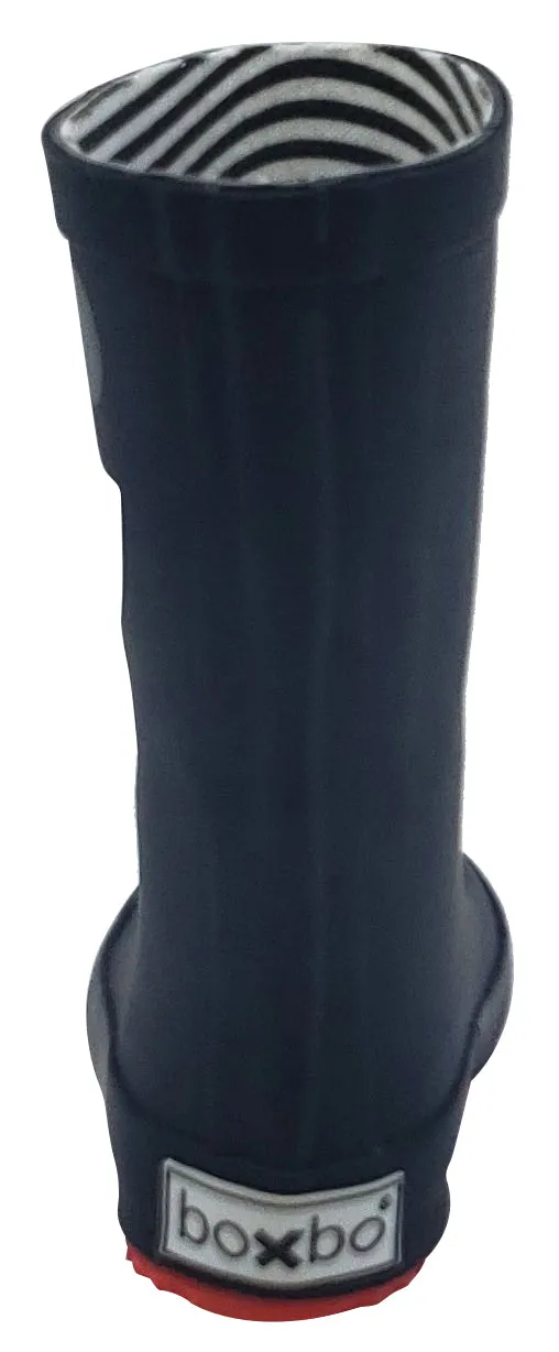 Boxbo Girl's and Boy's Wistiti Black Rain Boot