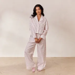 Breakfast Club Pyjama Bottoms - White Print