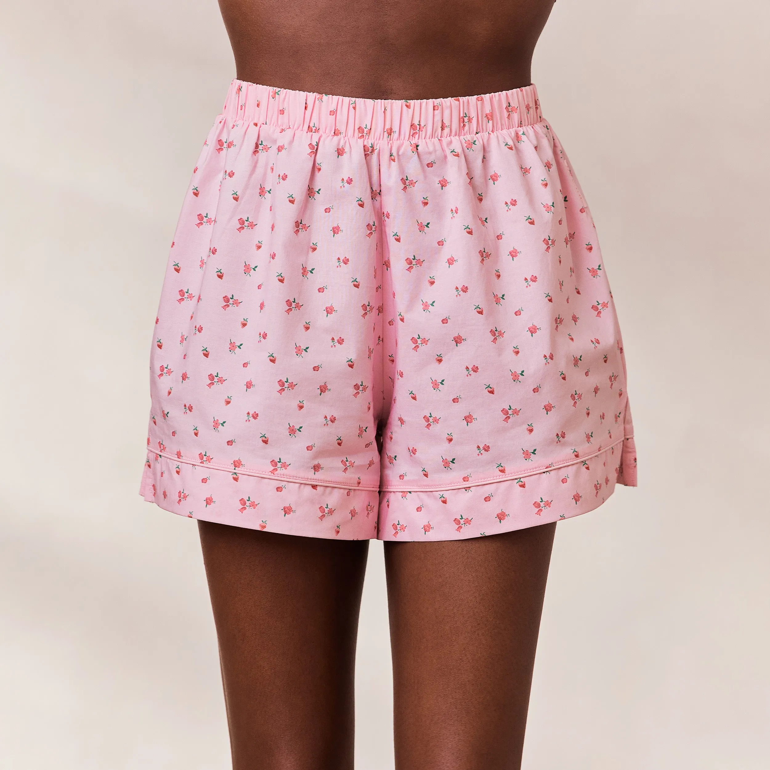 Breakfast Club Pyjama Shorts - Pink Print