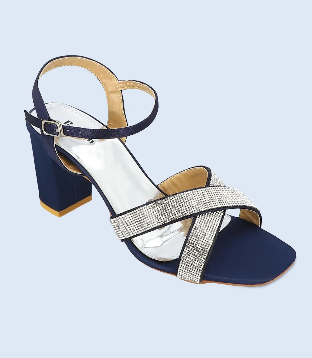 BW6270-NAVY-BLUE-Women Formal Sandal Heels