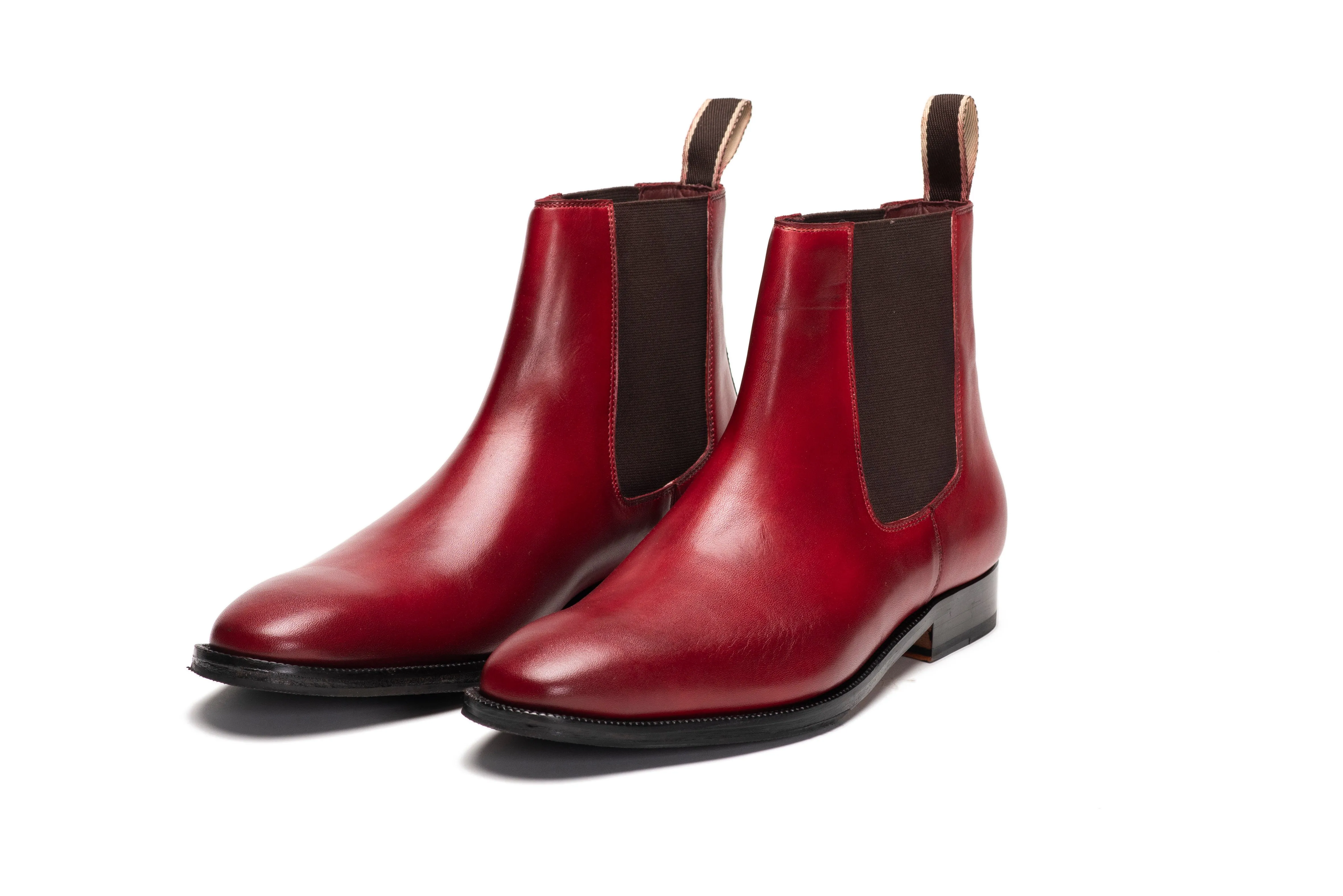 Chisel Toe Chelsea Boot - Dark Oxblood