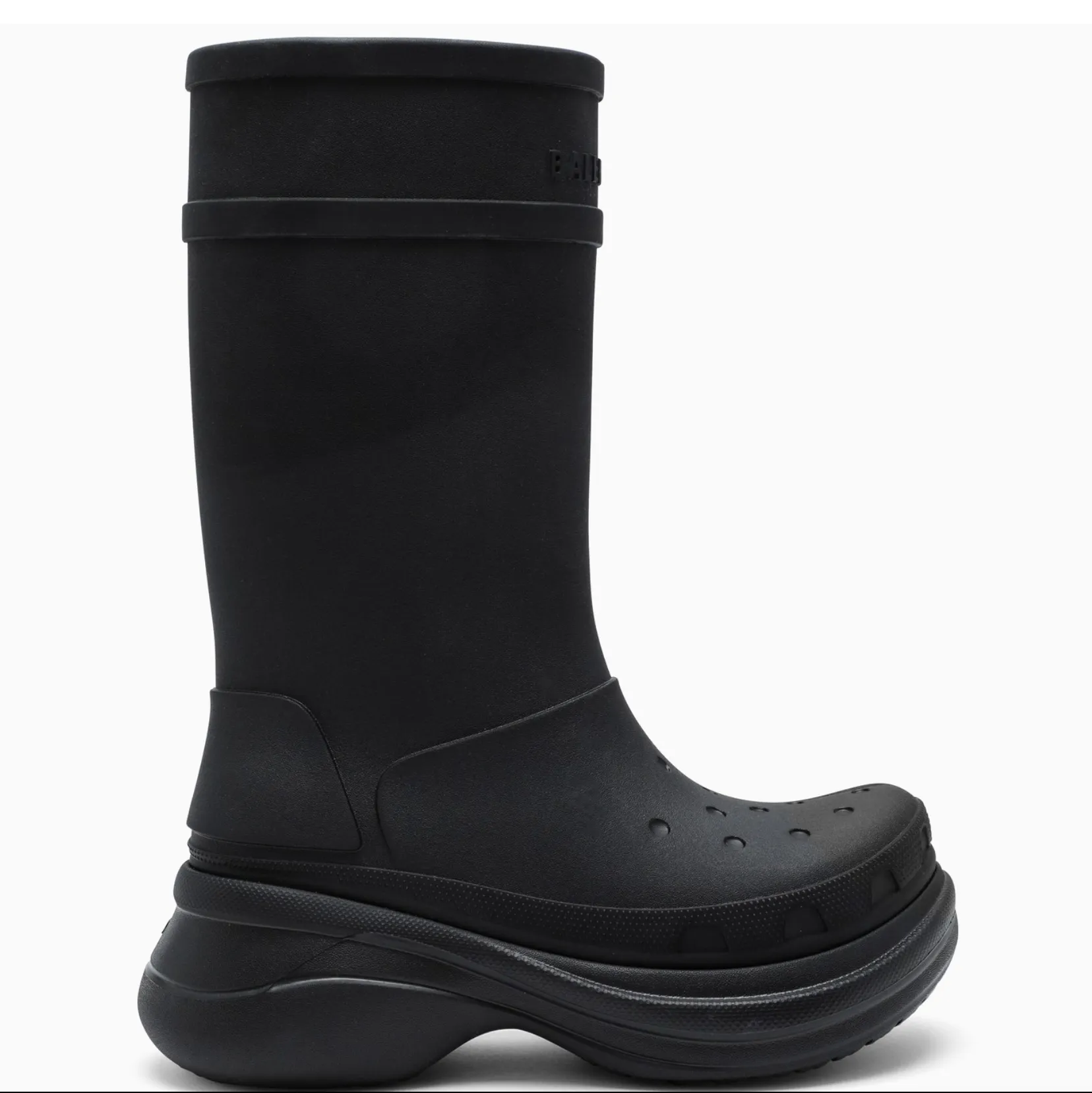 CHUNKY RAIN BOOTS - BLACK