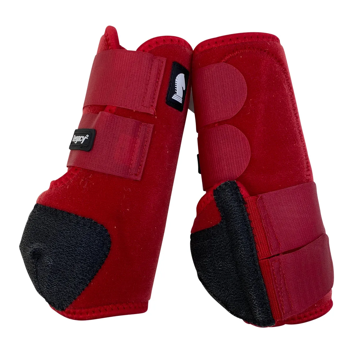 Classic Equine Flexion by Legacy Front Support Boots in Red - Large