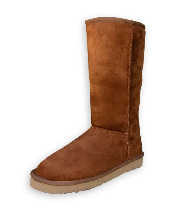 [Defective] Pawj Tall Boot | Chestnut / Alaskan Bear