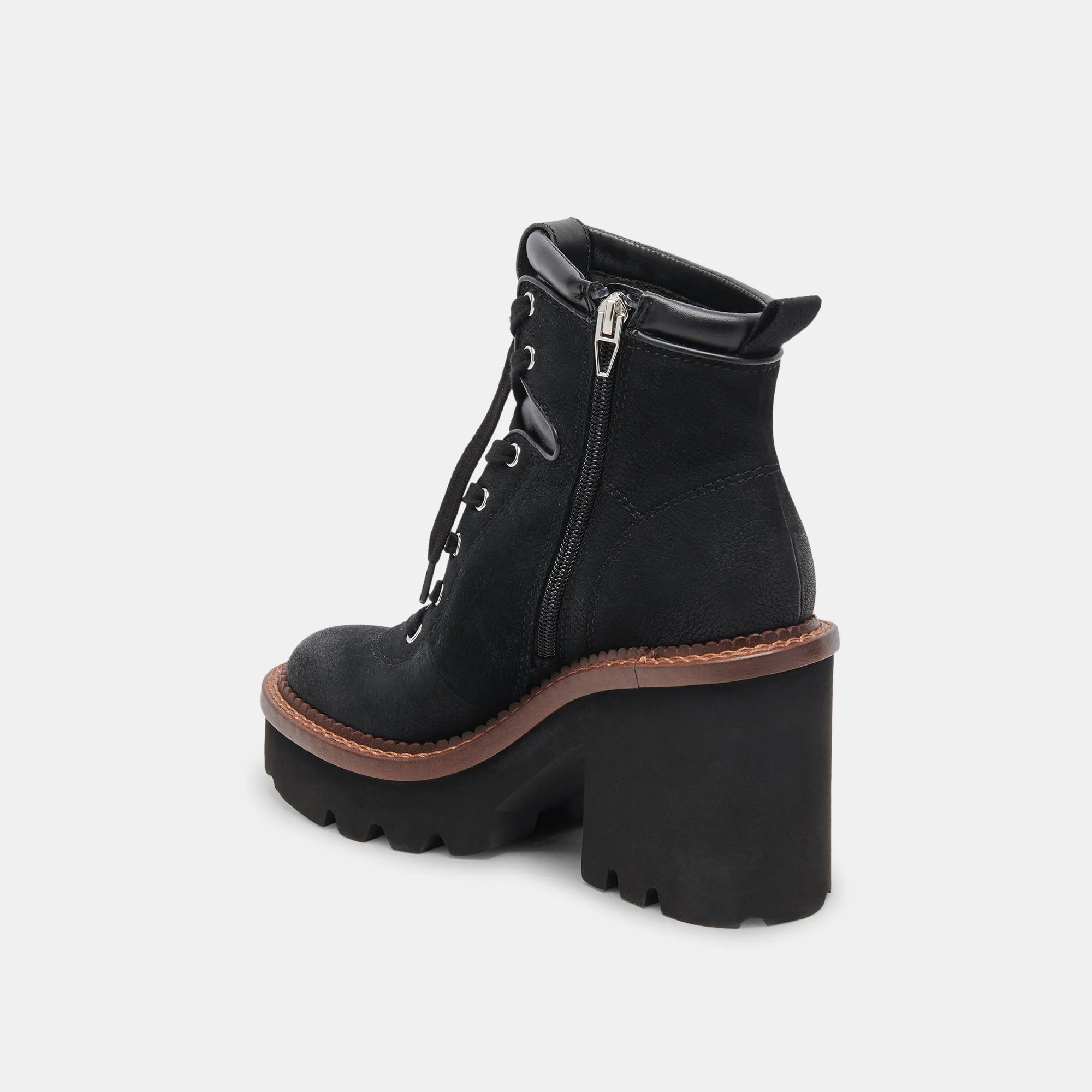 DOMMIE BOOTS BLACK NUBUCK