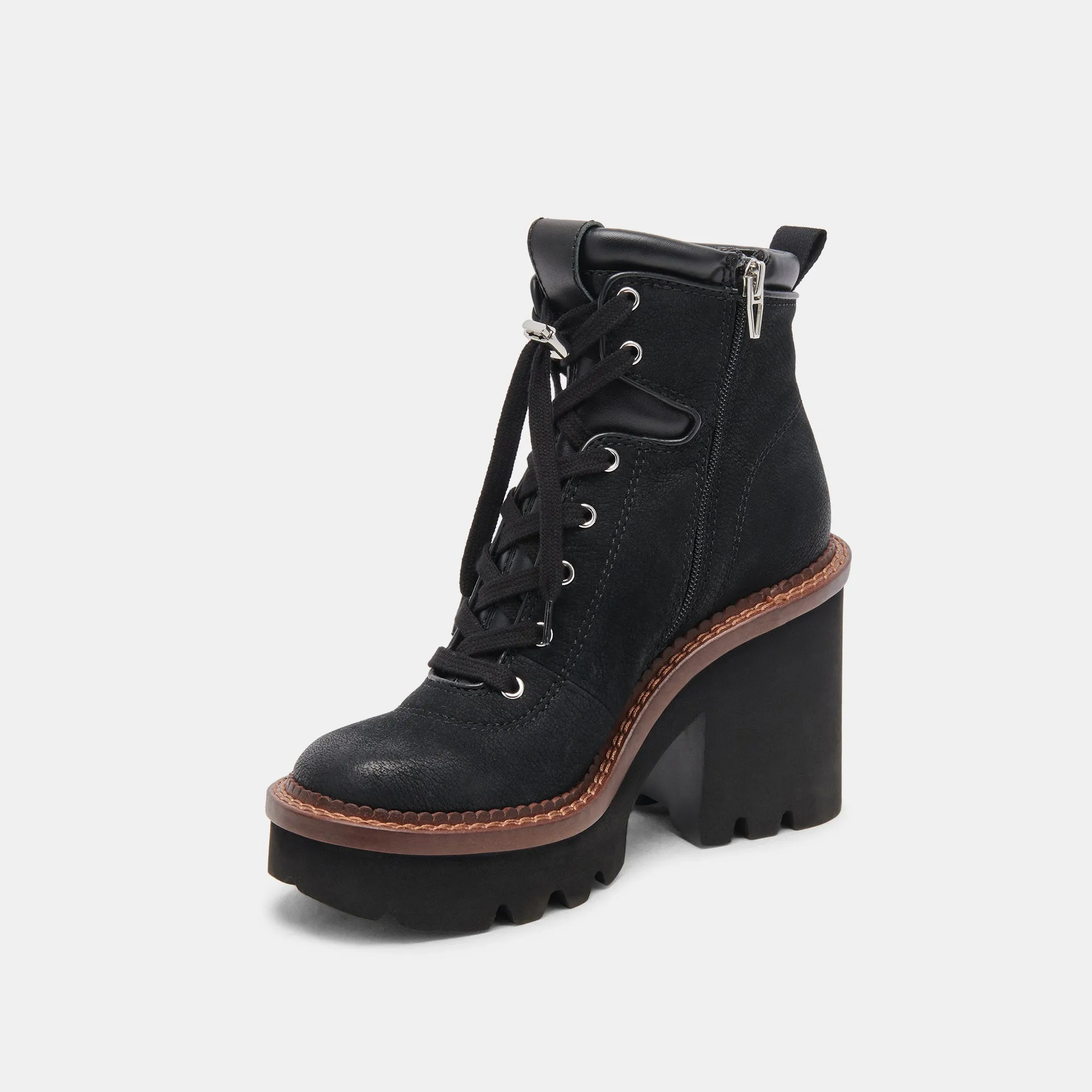 DOMMIE BOOTS BLACK NUBUCK