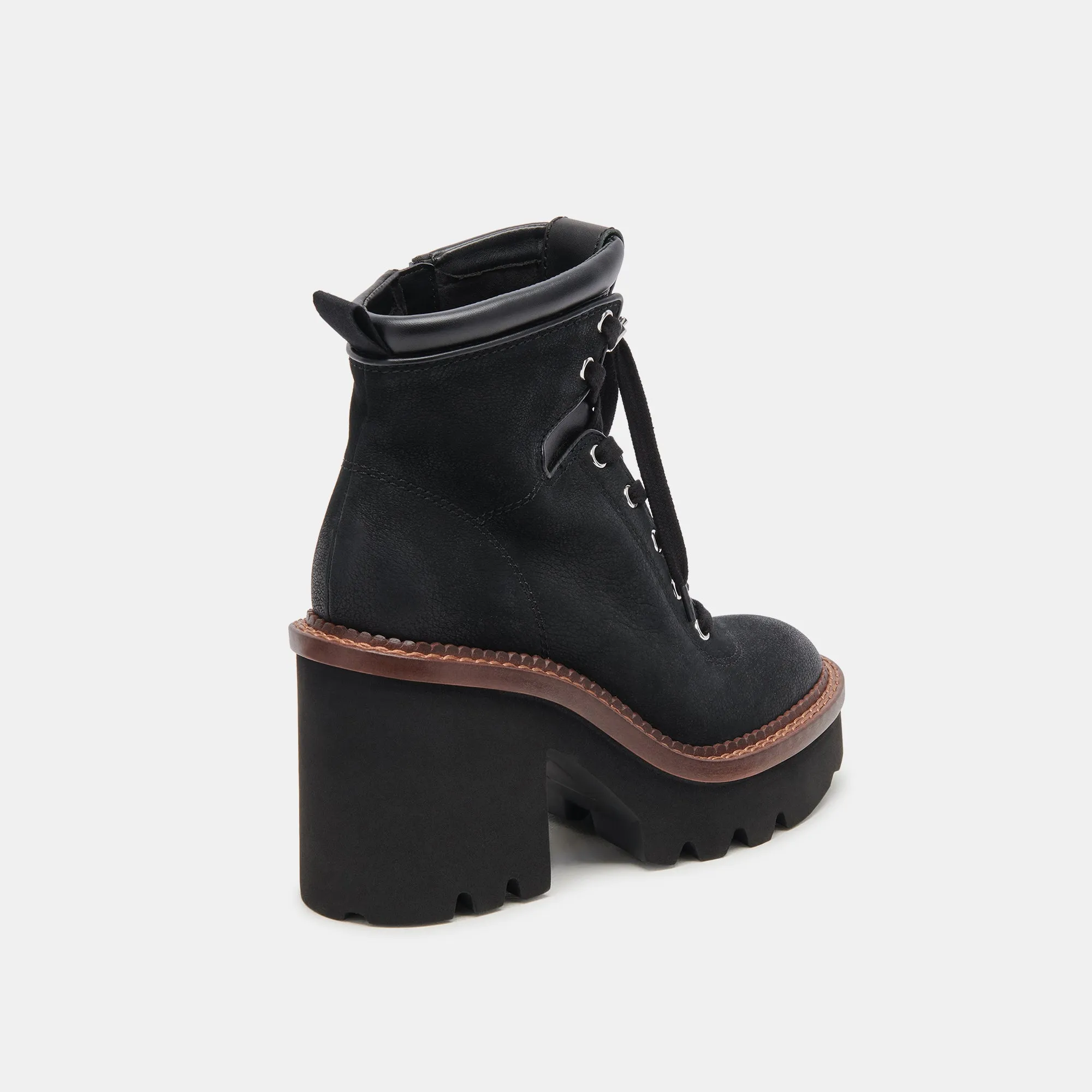 DOMMIE BOOTS BLACK NUBUCK