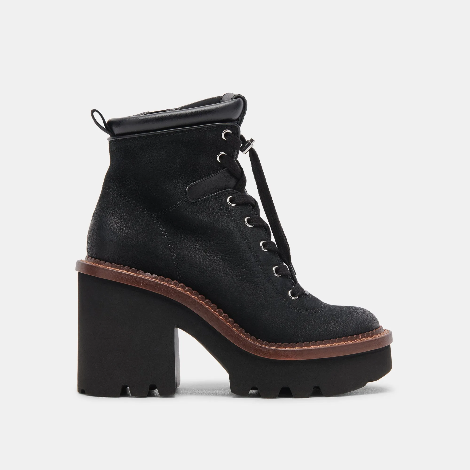 DOMMIE BOOTS BLACK NUBUCK