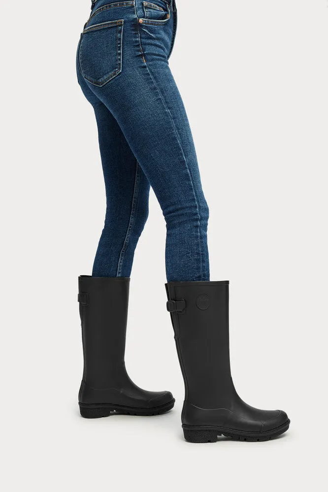 FitFlop Wonderwelly Tall All Black Boots