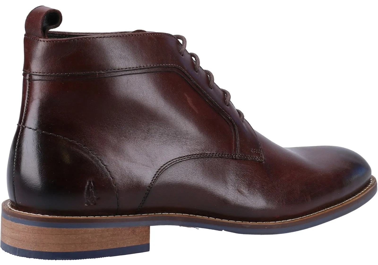 Hush Puppies Declan Mens Leather Lace Up Chukka Boot