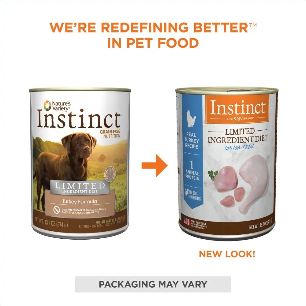 Instinct Grain Free LID Turkey Canned Dog Food