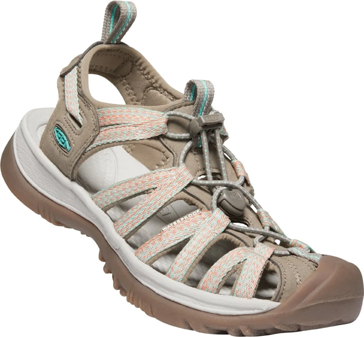 Keen Women's Whisper Taupe/Coral