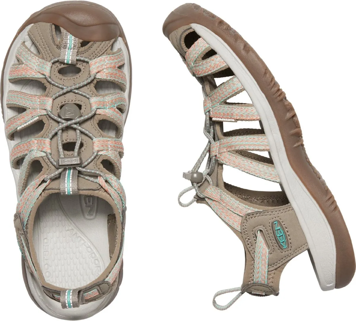 Keen Women's Whisper Taupe/Coral