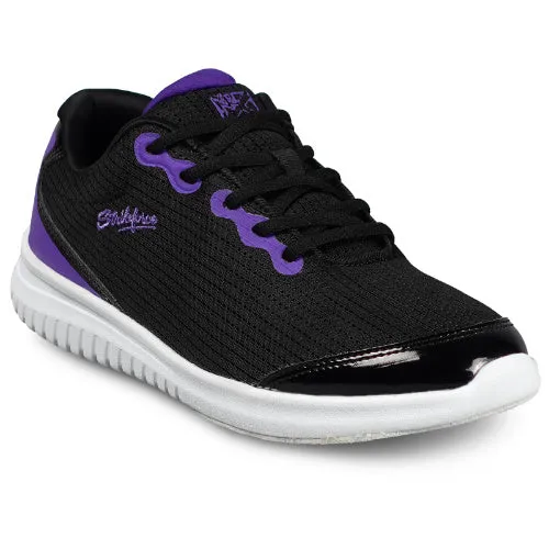 KR Strikeforce Glitz Black/Purple Women's Bowling Shoes