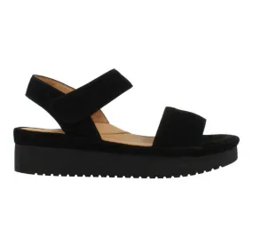 L'Amour Des Pieds Women's Abrilla Black Suede