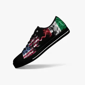 Low-Top Shoes - Italian American Flag