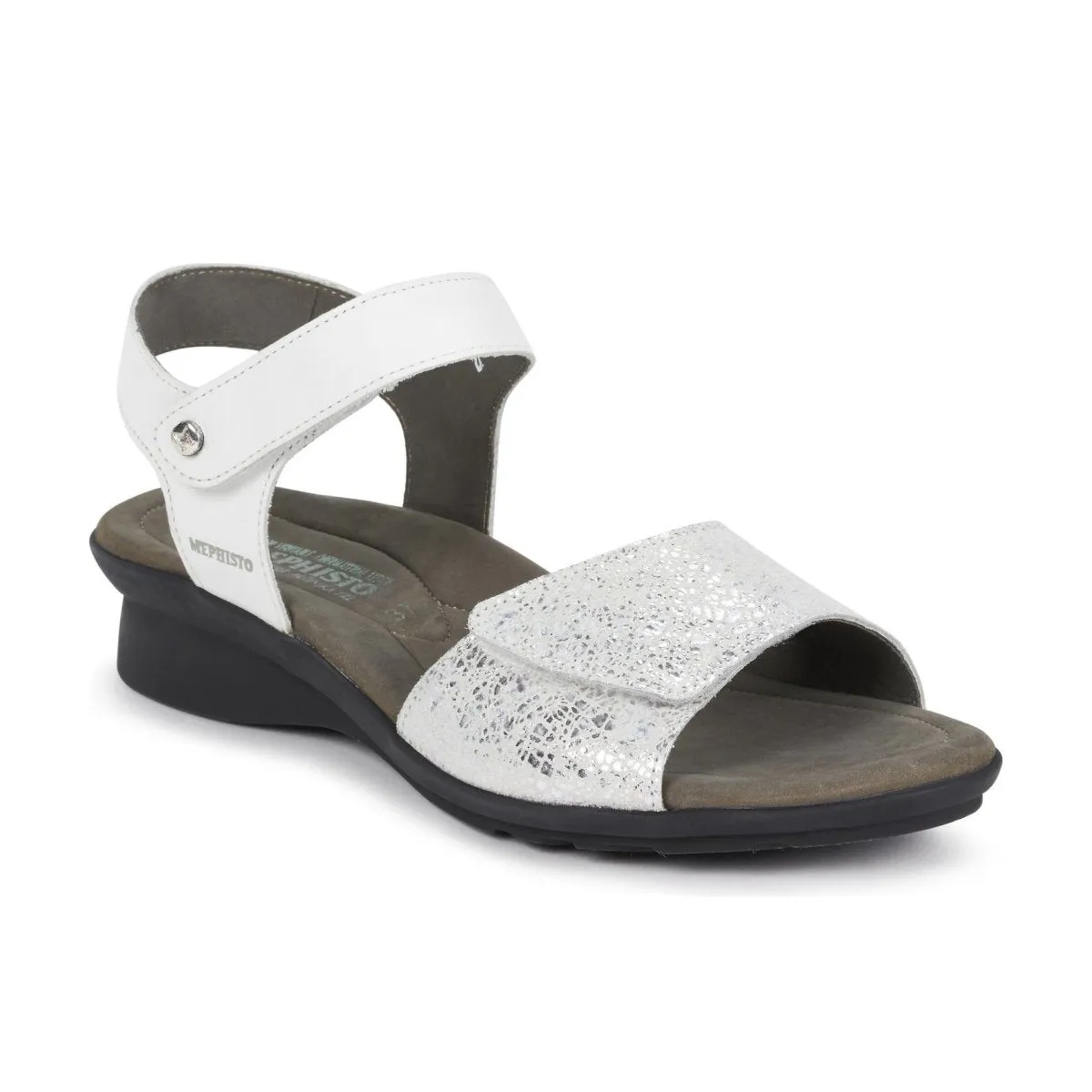 Mephisto Women's Pattie White Silk/Silver