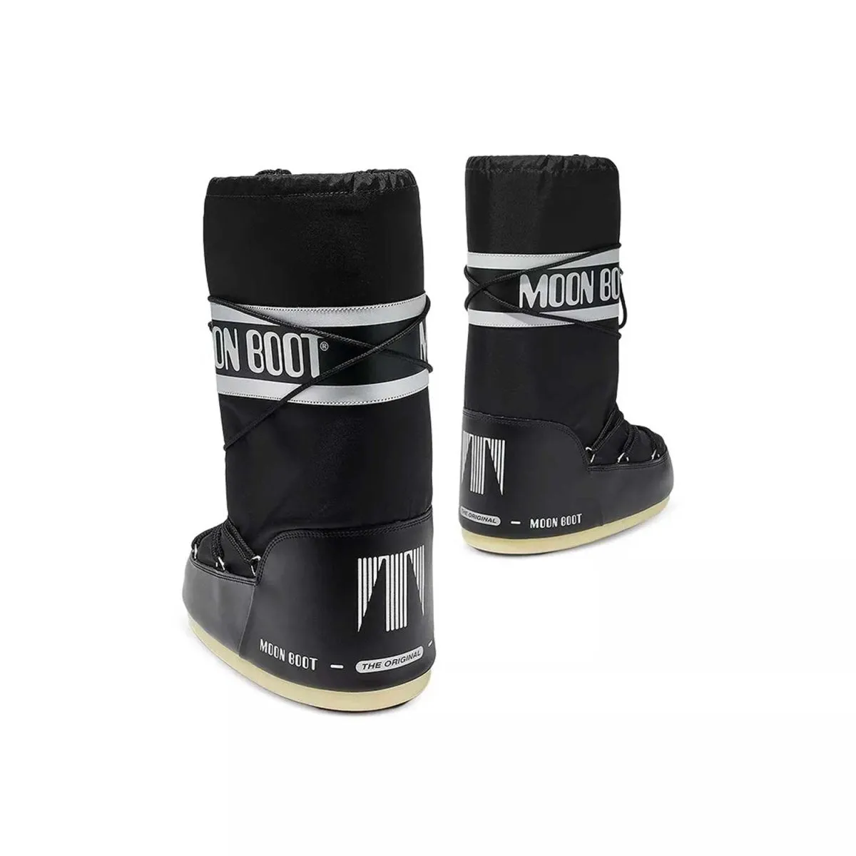 Moon Boot Girl's Icon Nylon Black