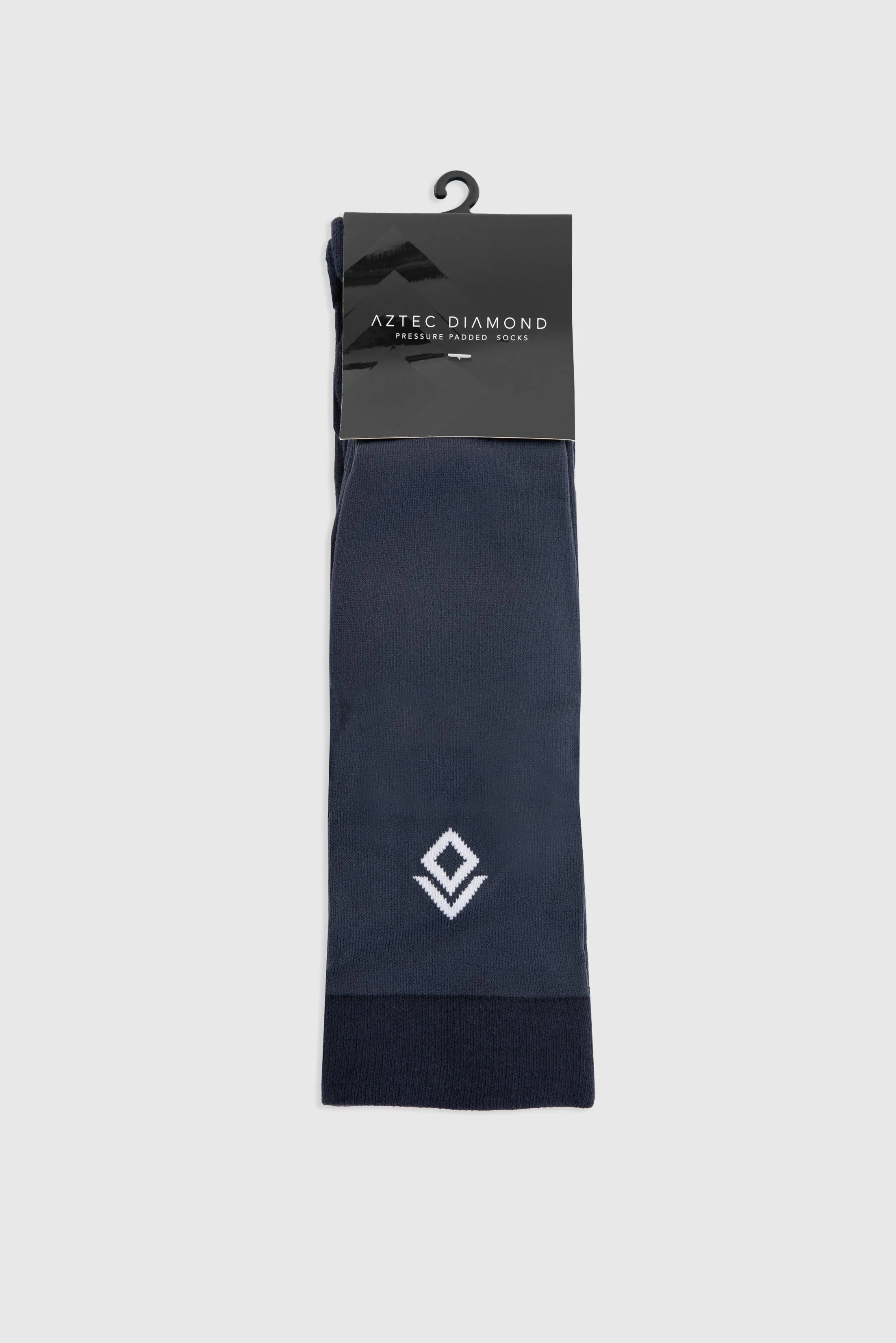 Navy Pressure Padded Sock Twin Pack