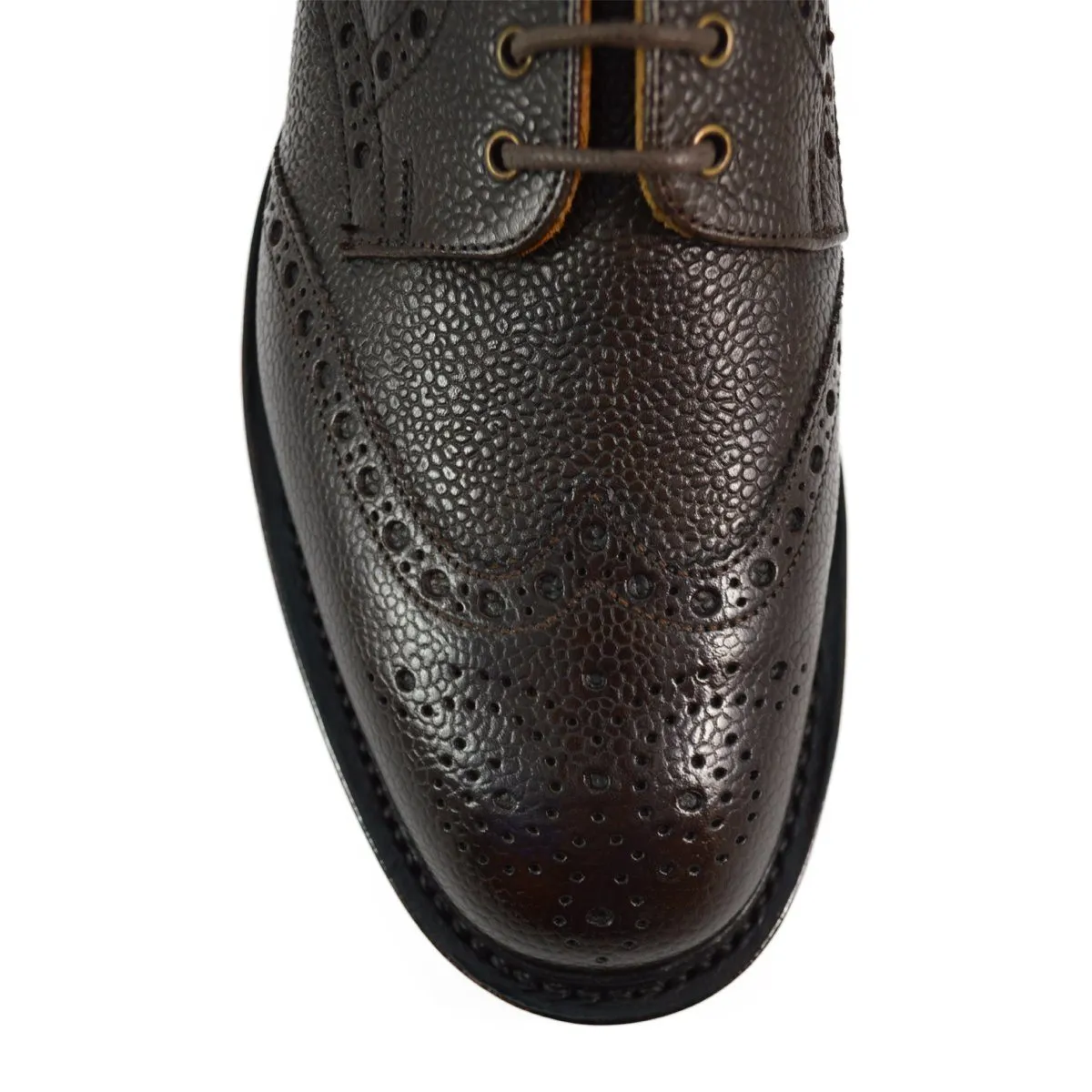 NPS WILSON Brogue Shoes - Walnut Grain with Itshide Sole