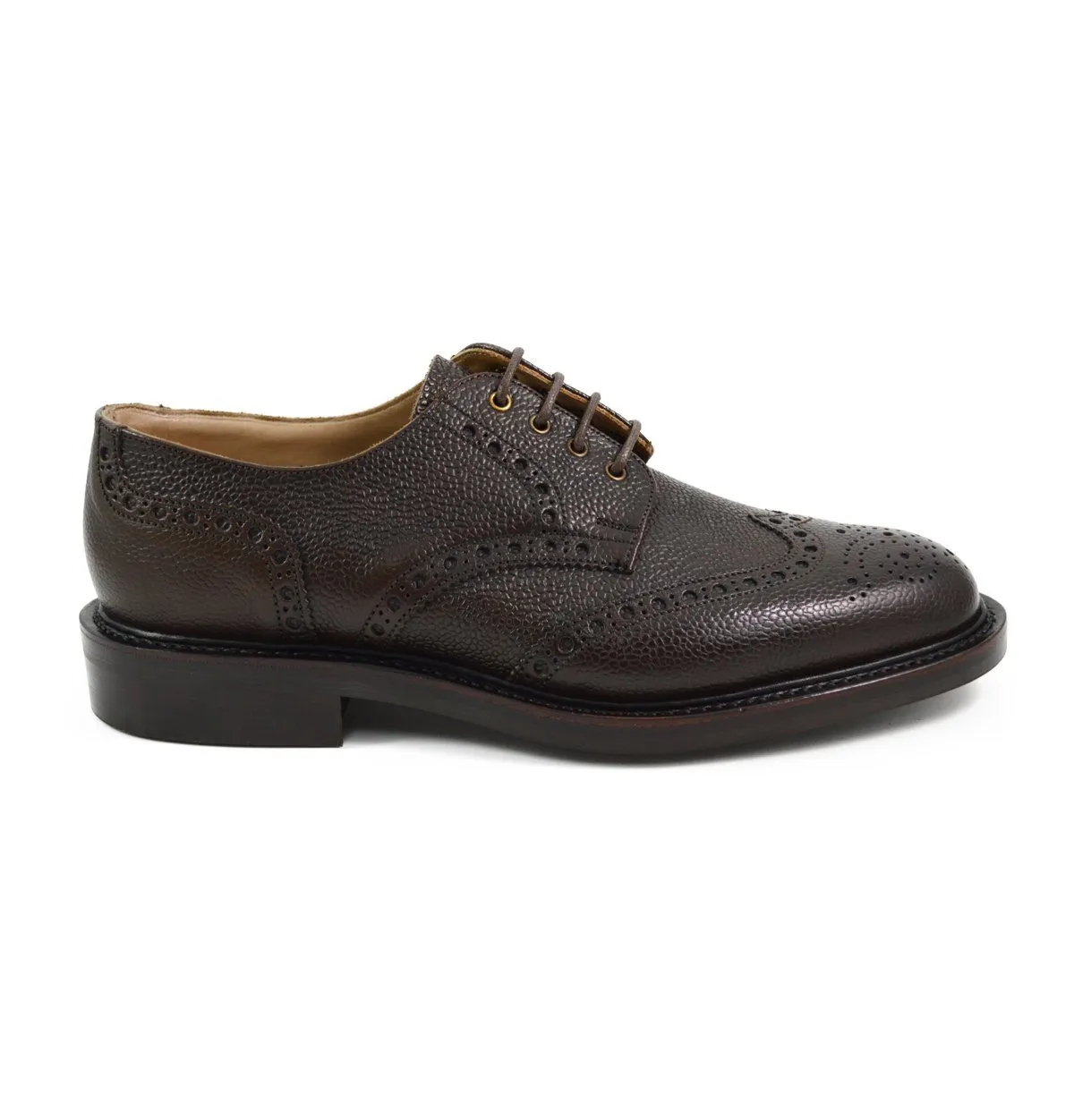 NPS WILSON Brogue Shoes - Walnut Grain with Itshide Sole