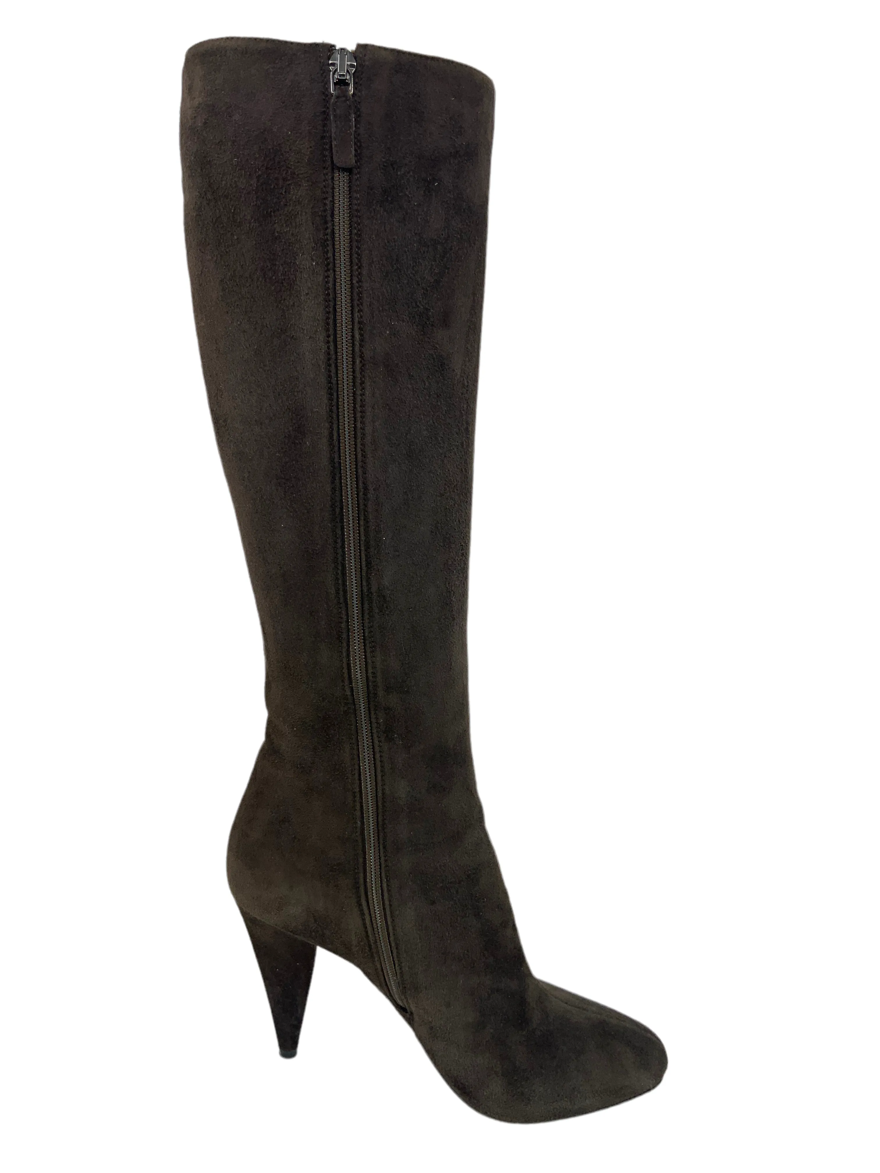 Prada Suede Tall Knee-High Boots Size 7.5