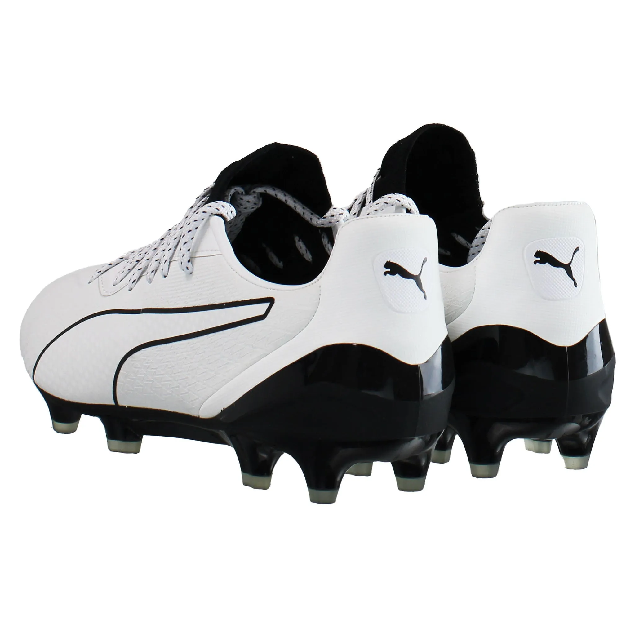 Puma King Platinum Lacer Touch FG/AG White Mens Football Boots