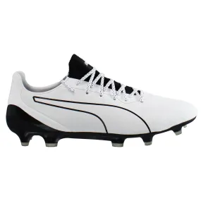 Puma King Platinum Lacer Touch FG/AG White Mens Football Boots