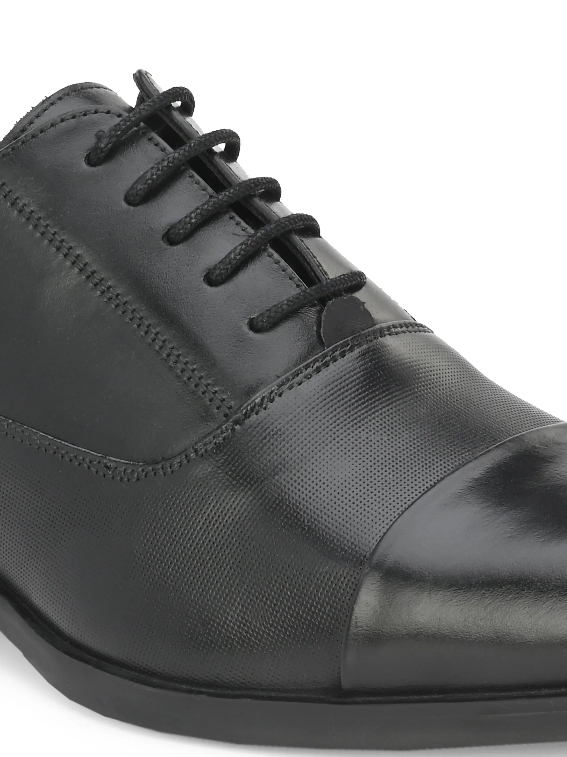 Revere Black Oxford Shoes