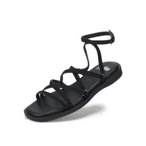 Roman Sandal All Black