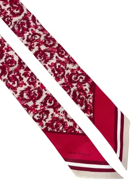 Salvatore Ferragamo Printed Twilly Band