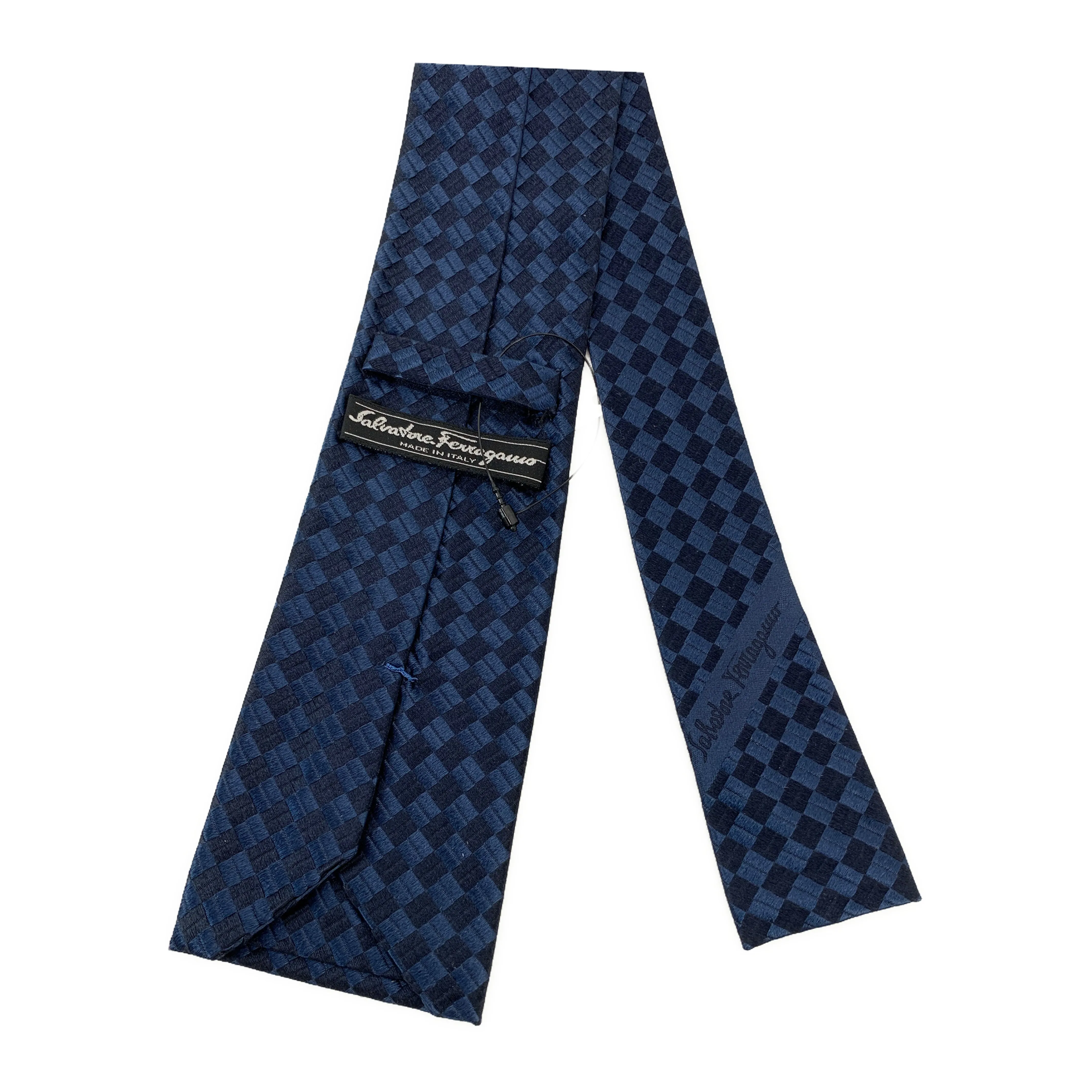 #Salvatore Ferragamo/Tie/BLU/Silk/All Over Print