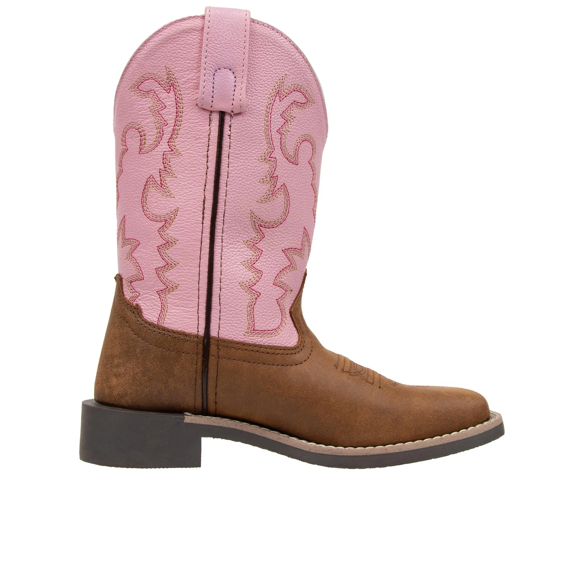 Smoky Mountain Boots Childrens Western Pink Brown