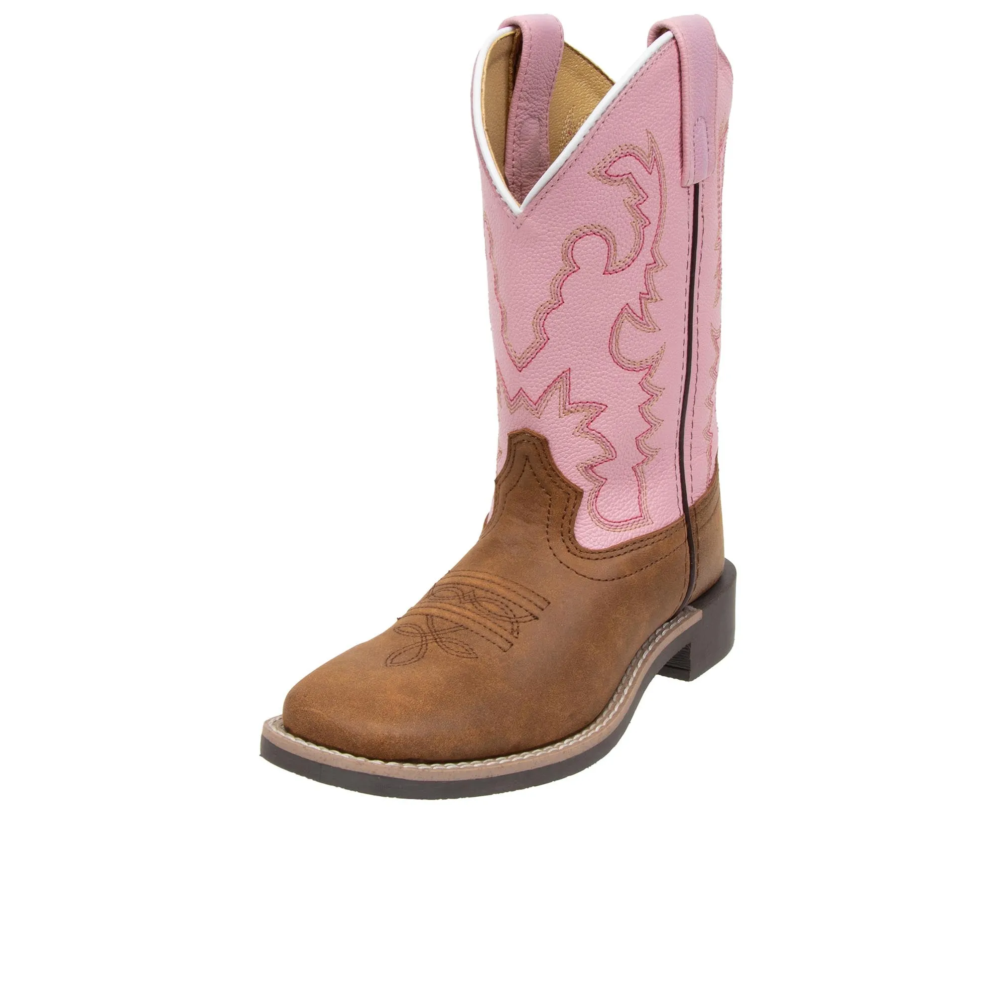 Smoky Mountain Boots Childrens Western Pink Brown