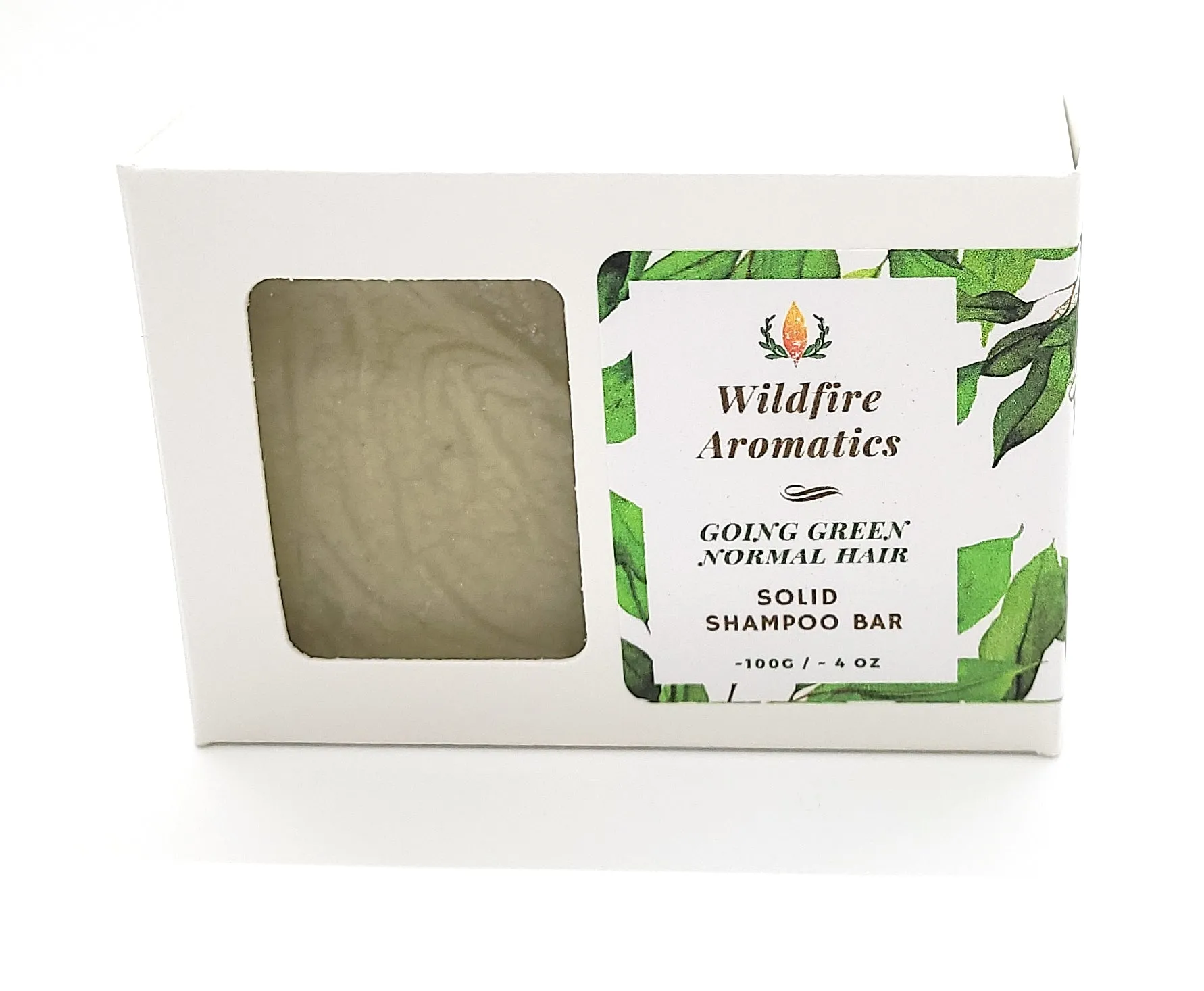 Solid Shampoo Bar, Normal hair with spirulina