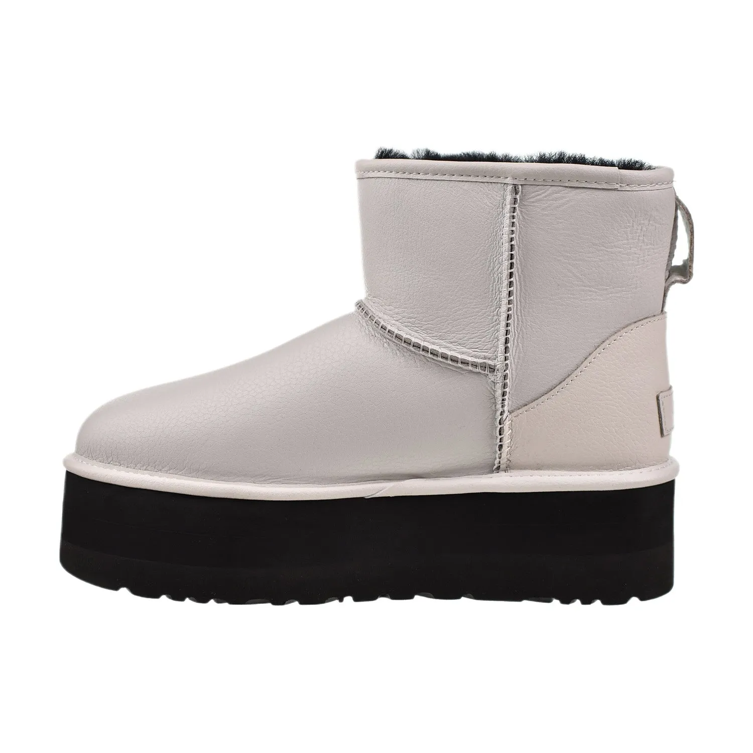 UGG Classic Mini Platform Matte Women's Boots Ultra Matte White