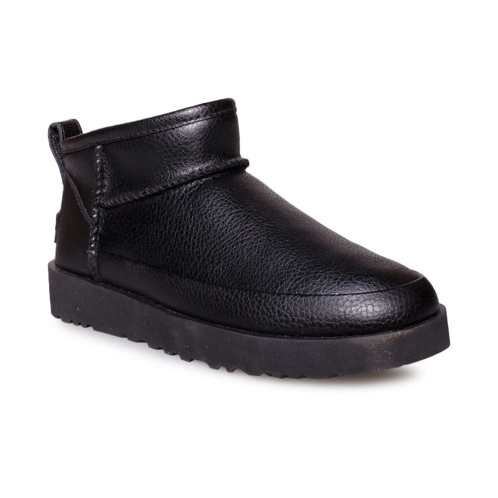 UGG Classic Sugar Ultra Mini Black Boots - Women's