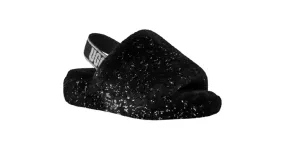 UGG Fluff Yeah Metallic Sparkle Women | Black (1125232)