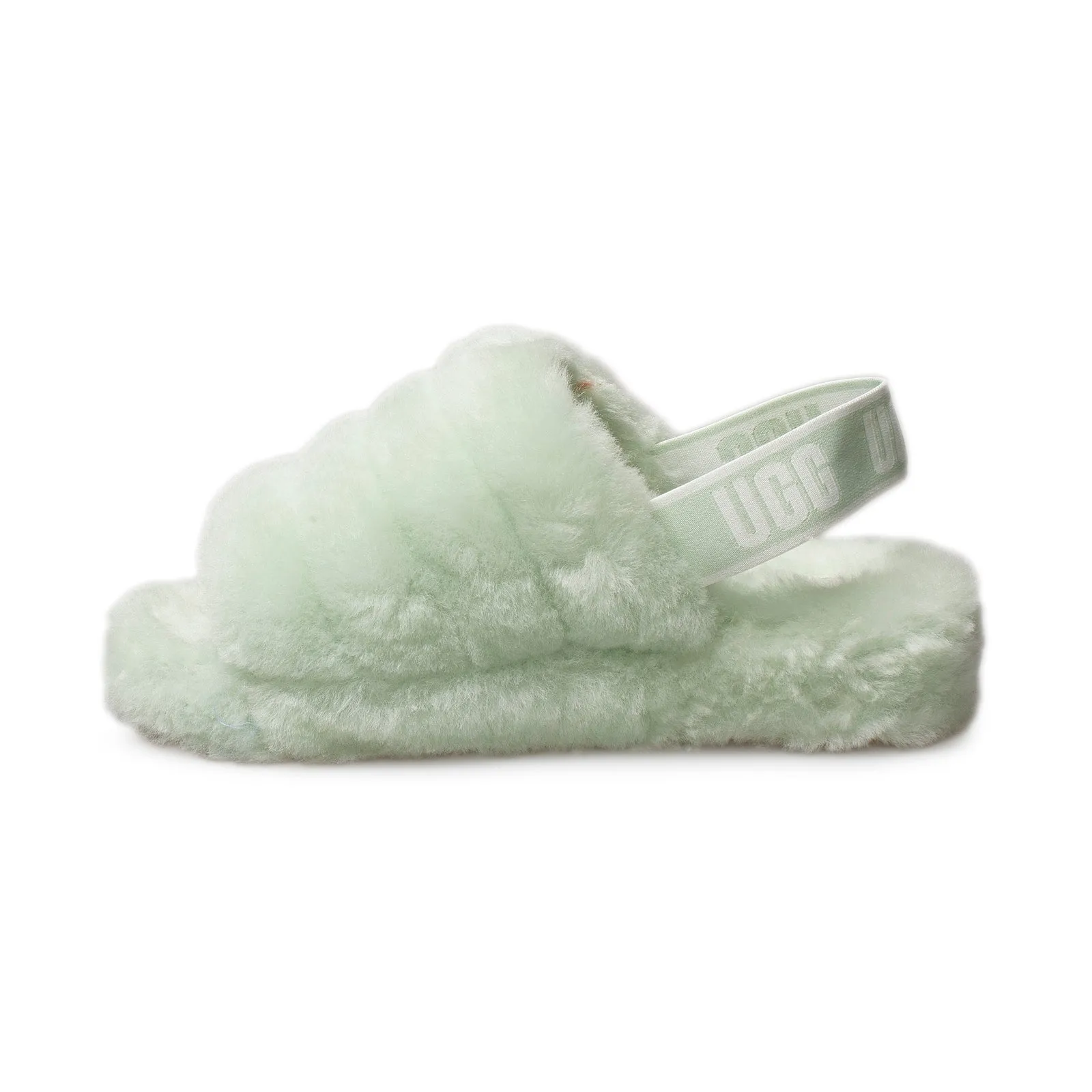 UGG Fluff Yeah Slide Retro Mint Sandals - Women's