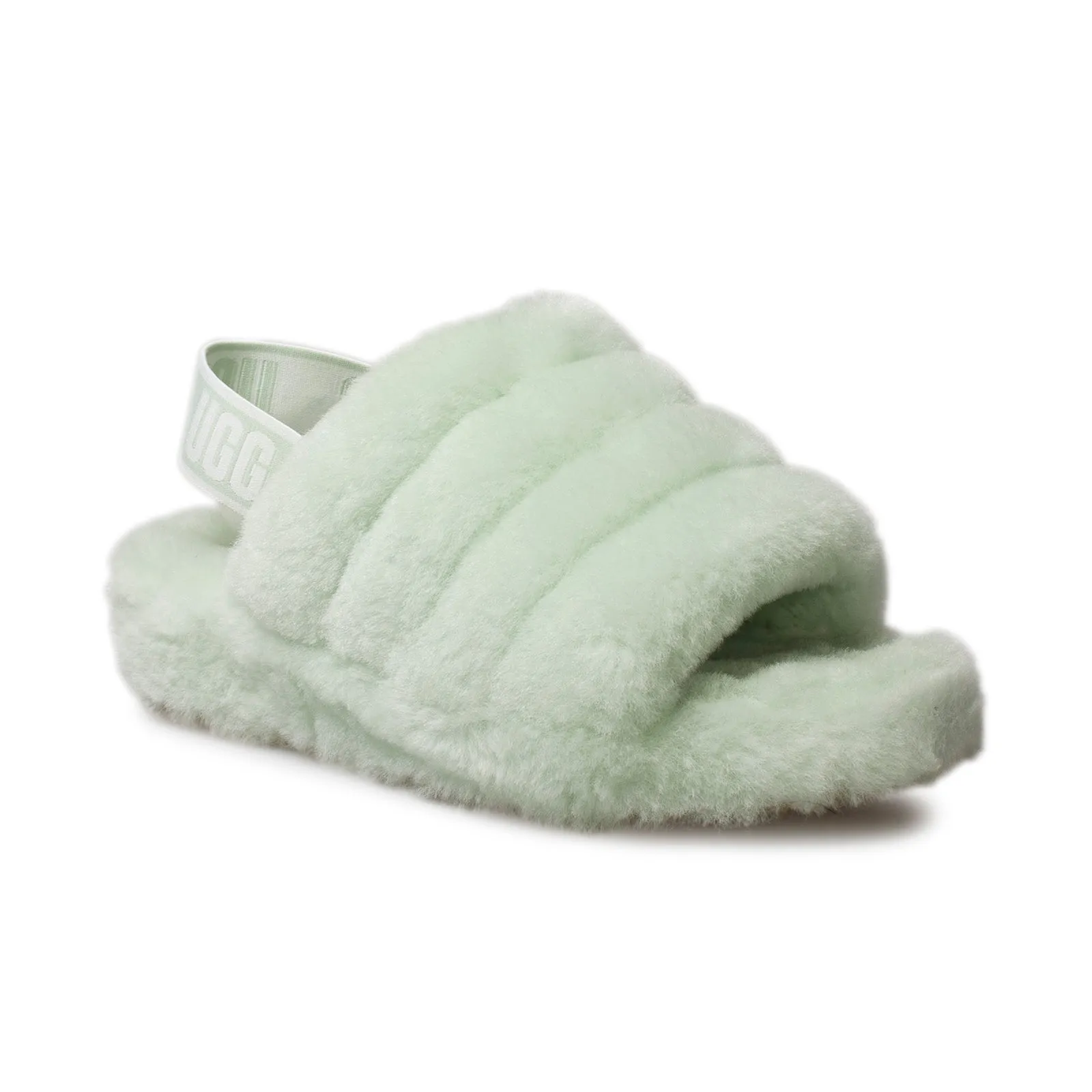 UGG Fluff Yeah Slide Retro Mint Sandals - Women's